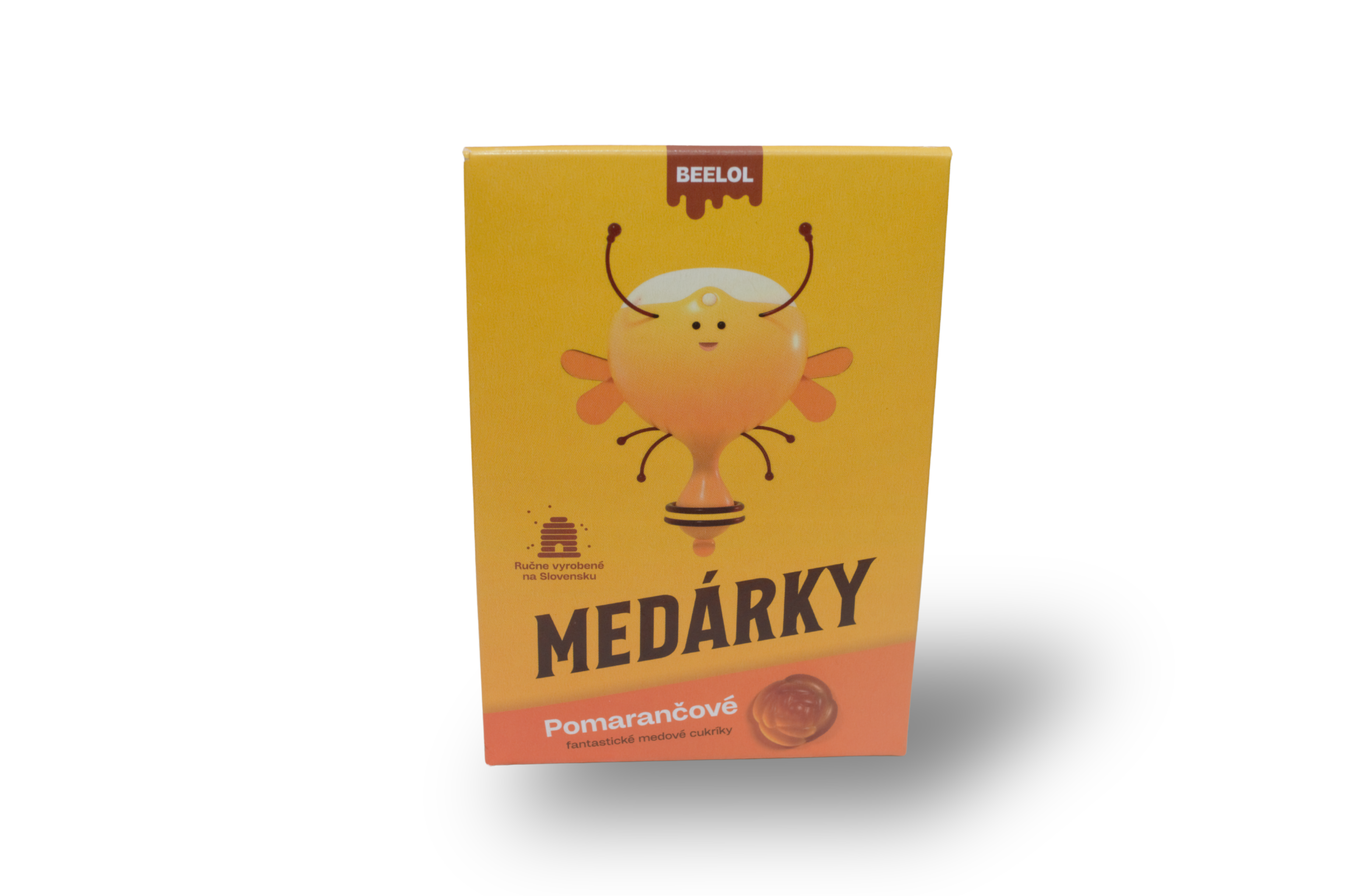 medové bonbóny pomerančové