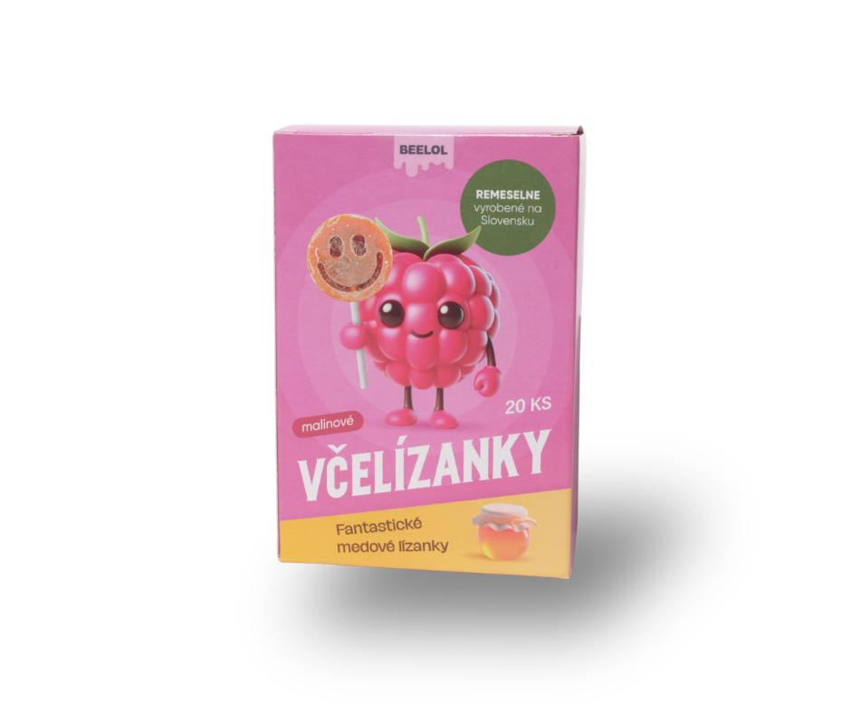 lízátka malinové